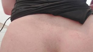 teen femboy destroys his ass and cums