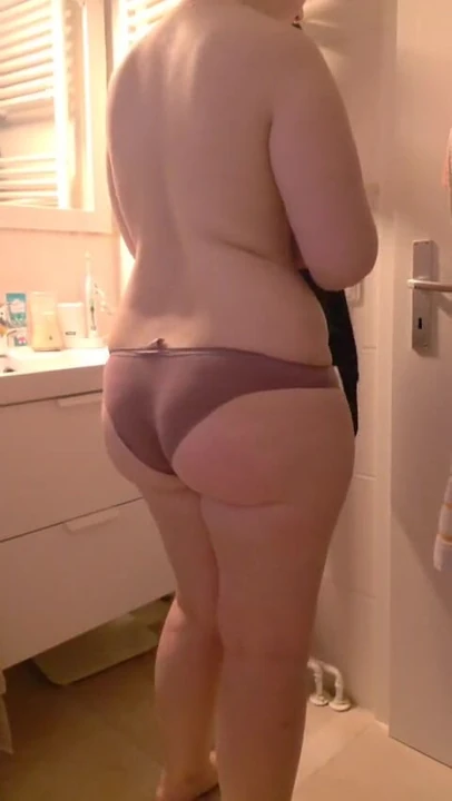 Watch me in the bathroom