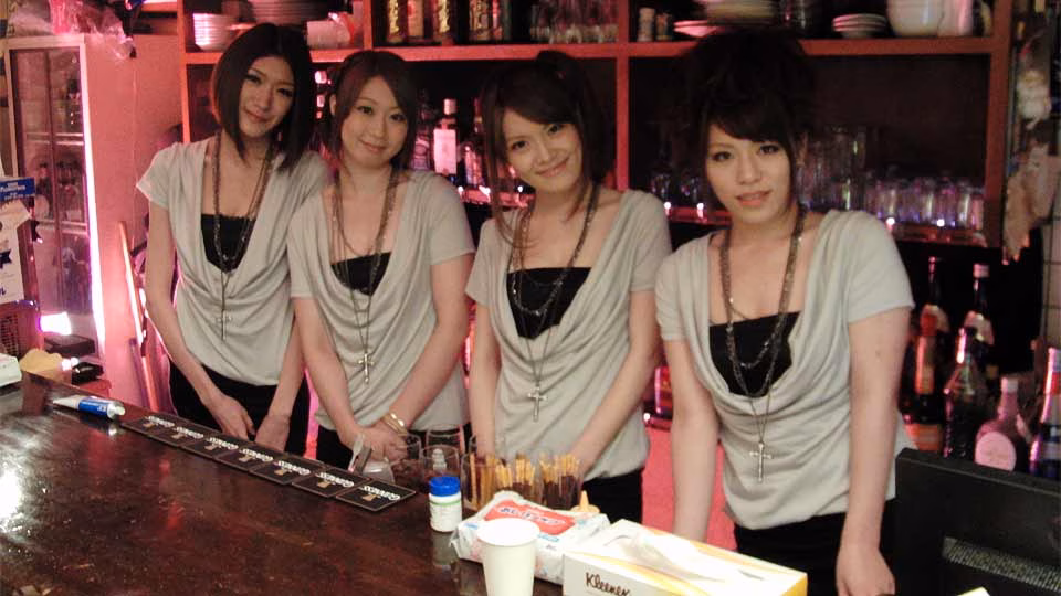 Girls from the night club are very naughty