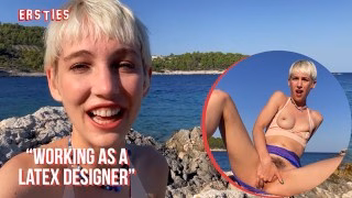 Ersties – Adorable Annika Plays With Herself On A Hot Beach In Croatia