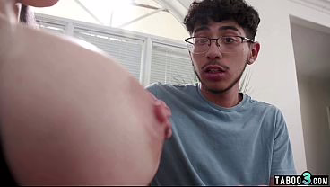 Dude fucking his MILF mother in laws huge boobs and hungry pussy